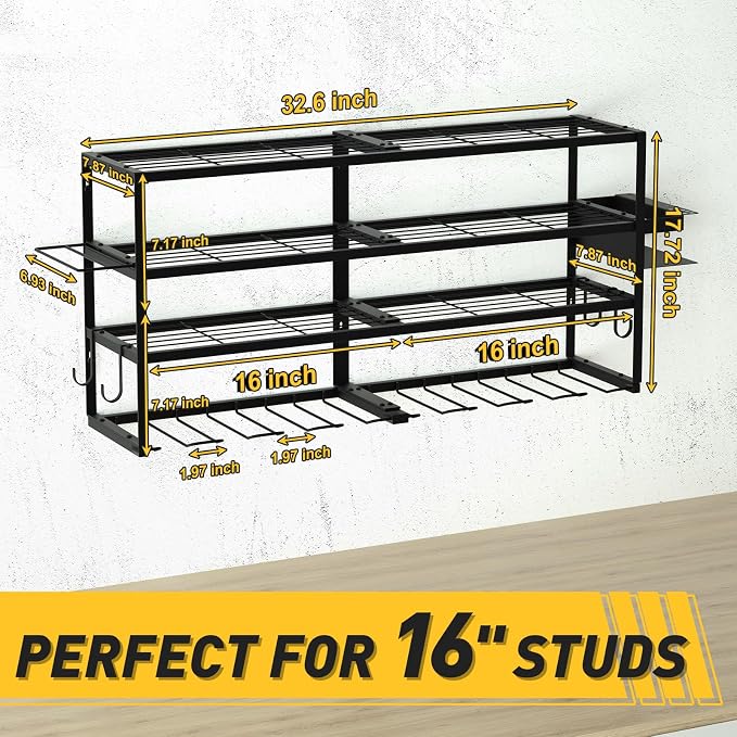 Large Power Tool Organizer Wall Mount - Image 2