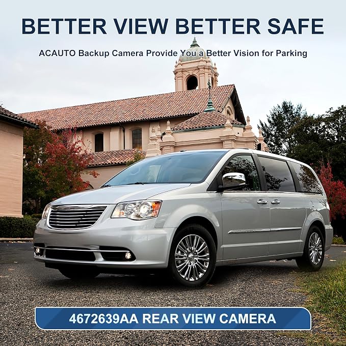 Rear View Backup Camera Fit for Chrysler Town & Country 2011-2016, fit for - Image 7