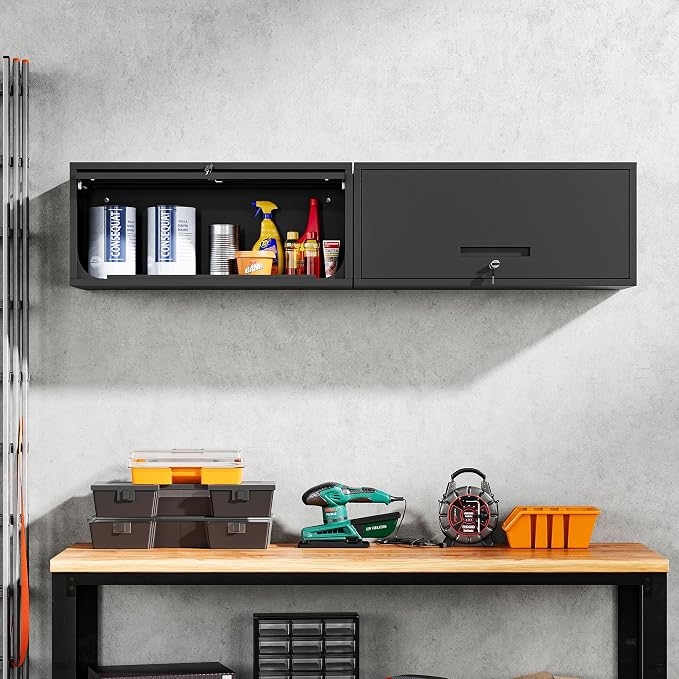 Yizosh Metal Garage Cabinet - Image 2