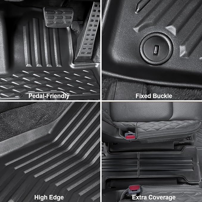 GALVAGNIATE Floor Mats for 2021-2024 2025 Kia Sorento 6-Seat/7-Seat, All - Image 4
