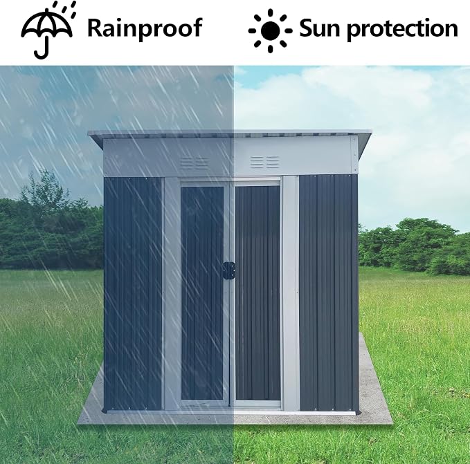 5x3 FT Outdoor Storage Shed - Image 5