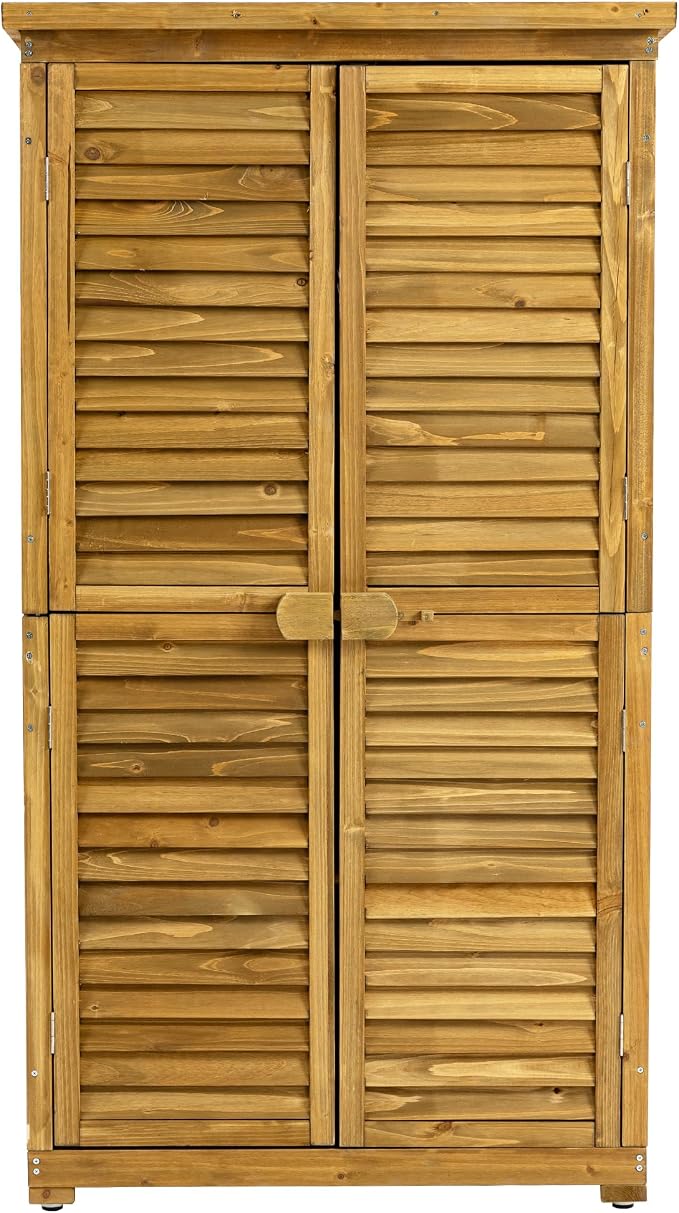 63 "H x 34.25 "L x 18.5 "W Vertical Garden Shed - Image 9
