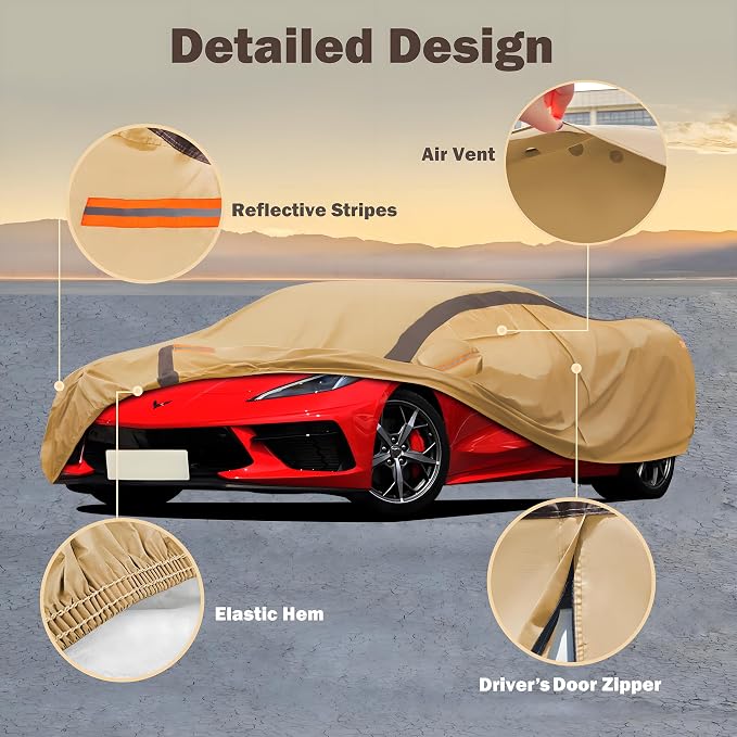 Car Cover Waterproof All Weather Compatible - Image 2