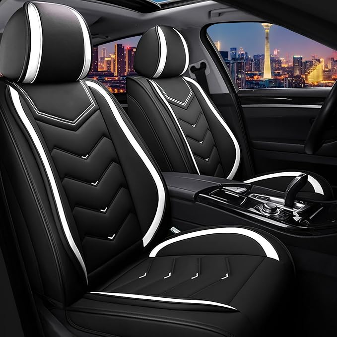 Car Seat Covers for Chrysler Pacifica 2004-2025, Stylish Sport Seat Cover by Unknown