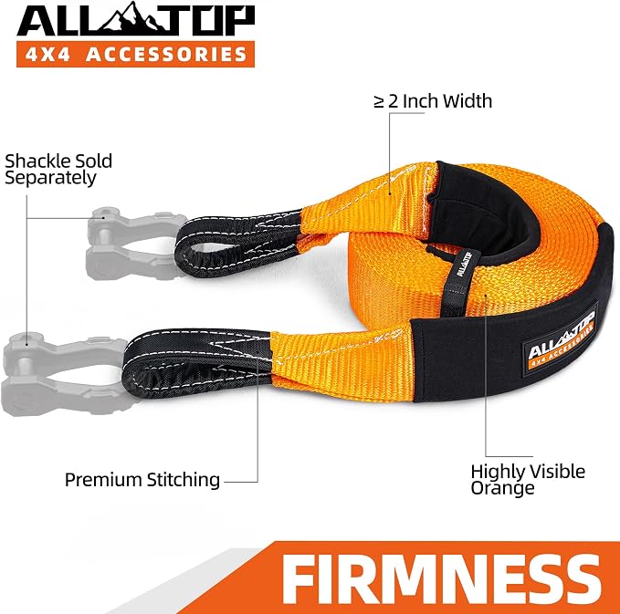ALL-TOP Recovery Snatch Strap, 3in x 30ft - Image 3