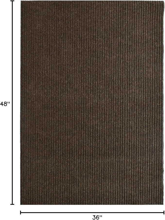 iCustomRug Spartan Weather Warrior Indoor/Outdoor Utility Ribbed Carpet Runner - Image 3