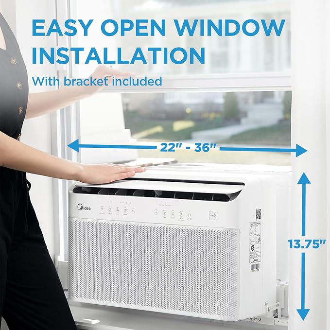 Midea MAW08V1QWT U-Shaped AC Window Air Conditioner - Image 6