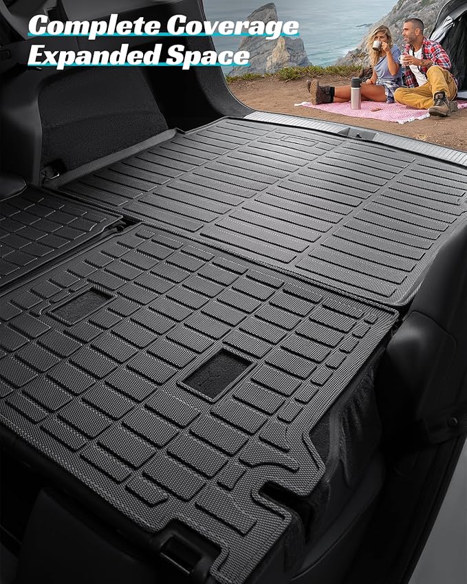 Floor Mats Full Set for Nissan Rogue 2021-2025 Accessories, All Weather Floor - Image 3
