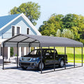EBE 12 x 20 FT Metal Carport, Heavy Duty Carports by EBE