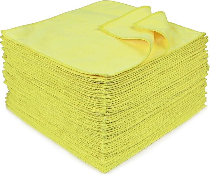Eurow 300 GSM Microfiber Cleaning Towels, Streak-Free, Ultra Absorbent Cloths by Eurow