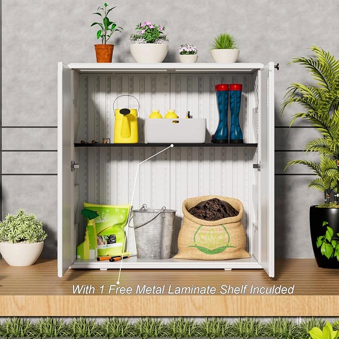 HOMSPARK Indoor/Outdoor Storage Cabinet - Image 3