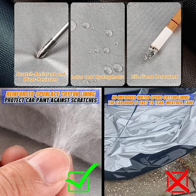 Waterproof Zipper Doors Car Cover - Image 5
