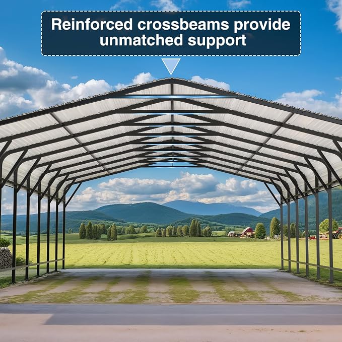 20x40 FT Metal Carport Canopy Heavy Duty - Image 5