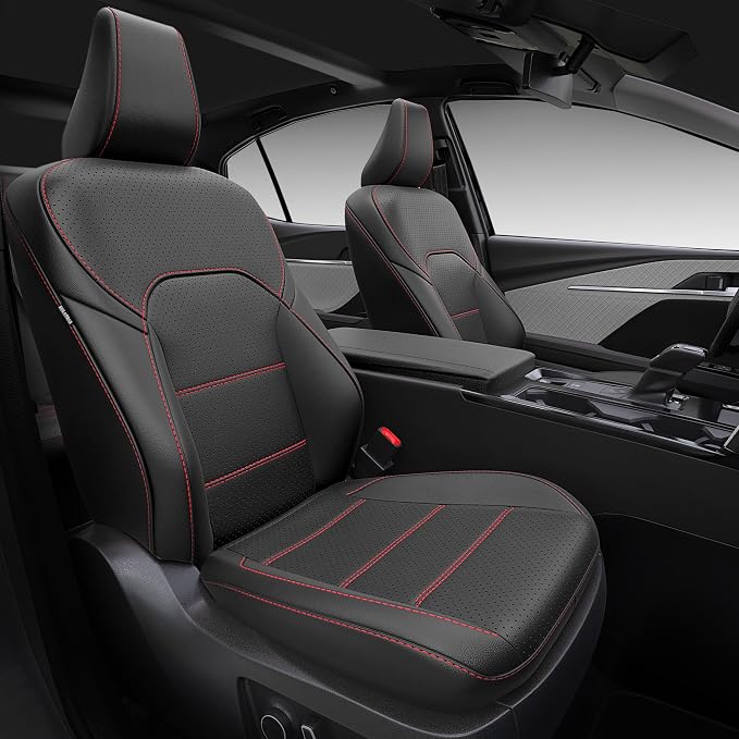 Leather Seat Covers for Toyota Camry 2025 LE SE Hybrid by FEINEPRO