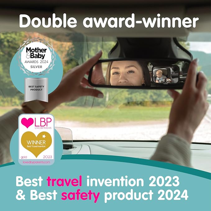 Onco Baby Car Mirror Rear Facing - Image 2