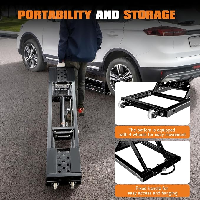 Albott 7000 LBS Portable Car Lift, Heavy Duty Quick Jack - Image 6