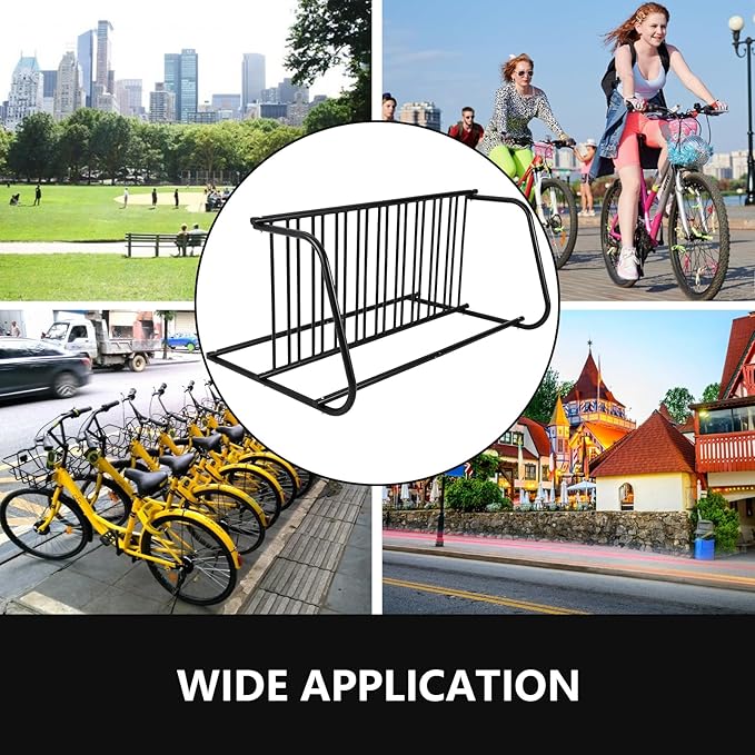 Commercial Bike Rack Garage Floor, Grid Bike Rack in Ground, 10-Bike Capacity - Image 8