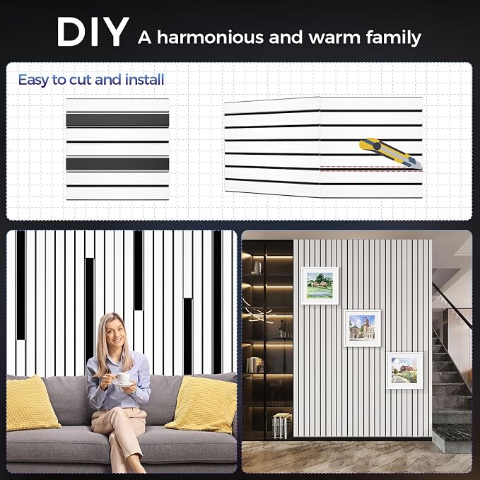 8 Pack 2-Layer Fold Soundproof Wall Panels, 0.9lb/ft³ High Density, 3D Acoustic - Image 4