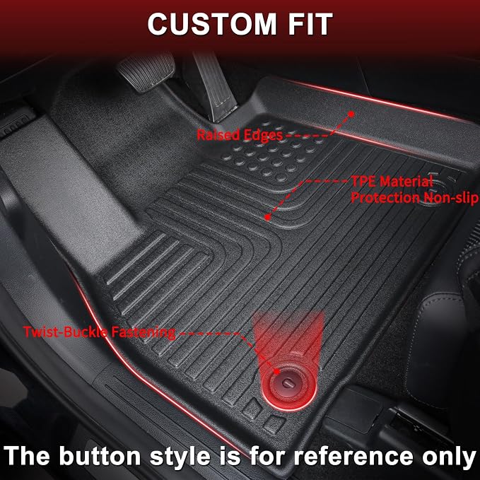 Wayhigh-All Weather Floor Mats Fit - Image 2
