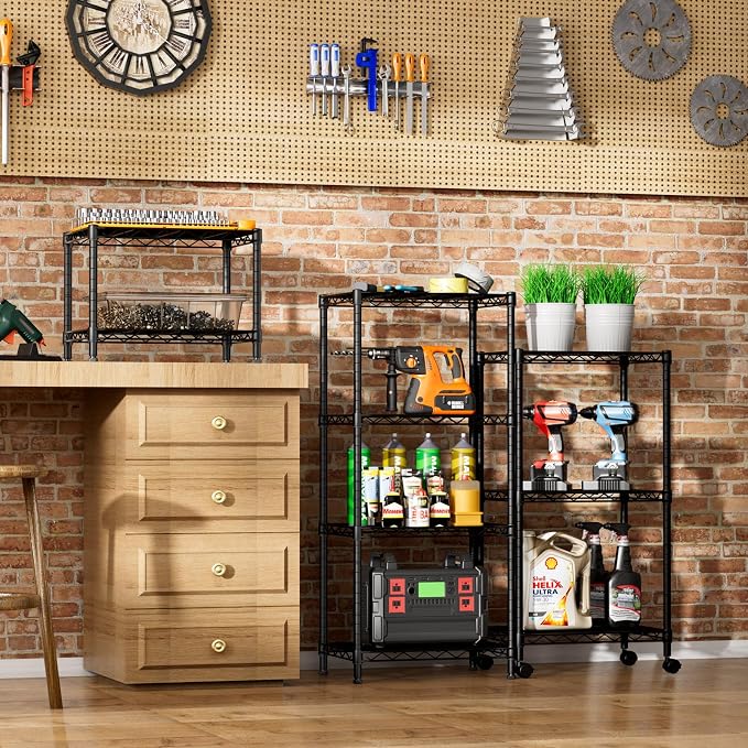 SINGAYE 2 Small Wire Shelves Kitchen Pantry Close Home Organizers and Storage - Image 6