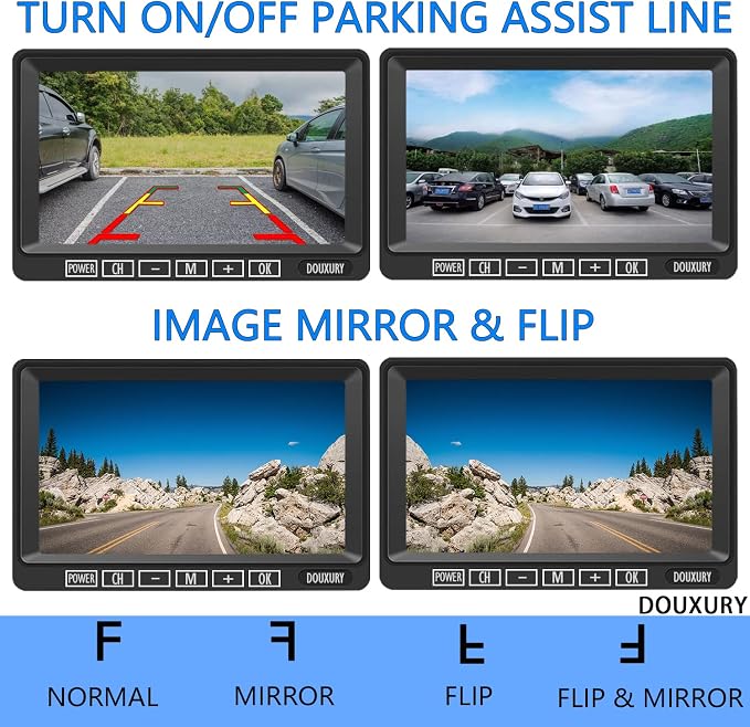 Wireless Backup Camera for RV Truck Trailer Camper Bus 5th Wheel 3 Rear/Side - Image 5