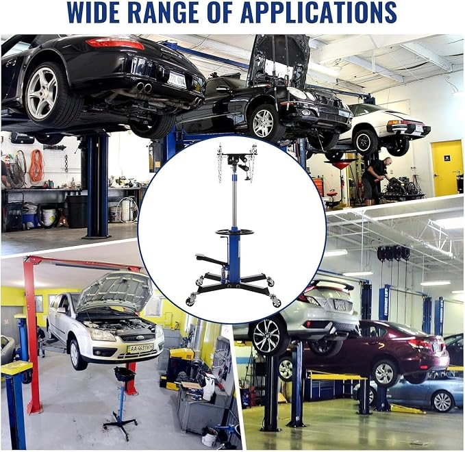 Transmission Jack 1100 LBS Hydraulic Telescoping 2-Stage Lift Jack Stand - Image 7