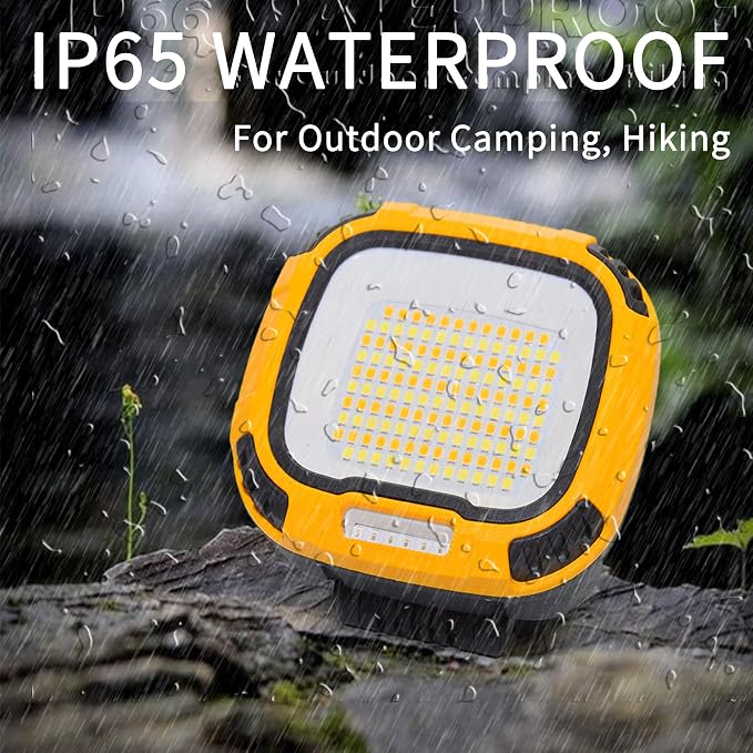1Pack 5000LM Magnetic LED Work Light Rechargeable, 4-Level Brightness & 4-Tone - Image 8