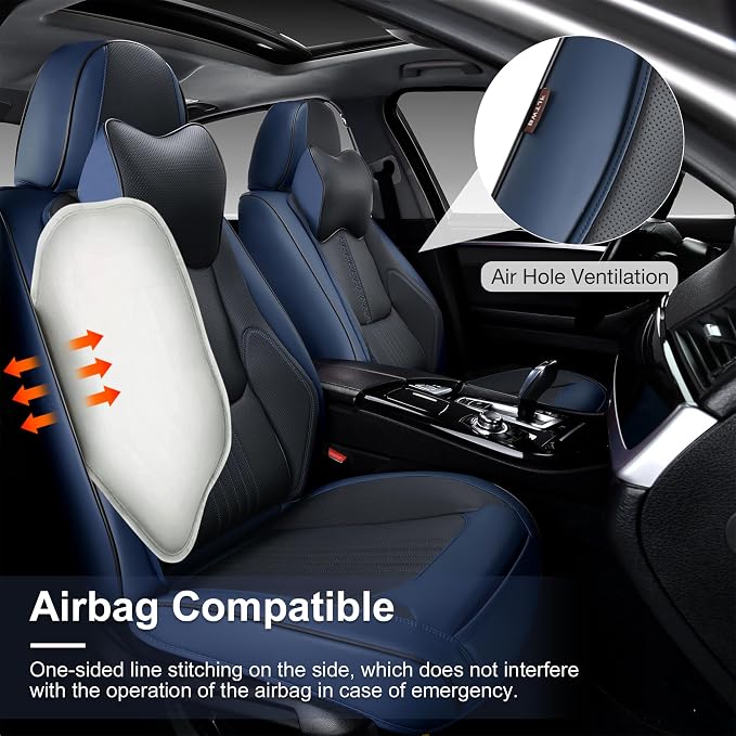 Car Seat Covers Full Set, Front and Rear Seat Covers - Image 5