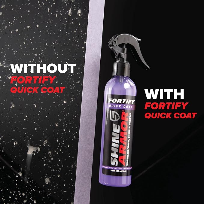 SHINE ARMOR Fortify Quick Coat – 3-in-1 Ceramic Coating Spray | Waterless Wash - Image 5