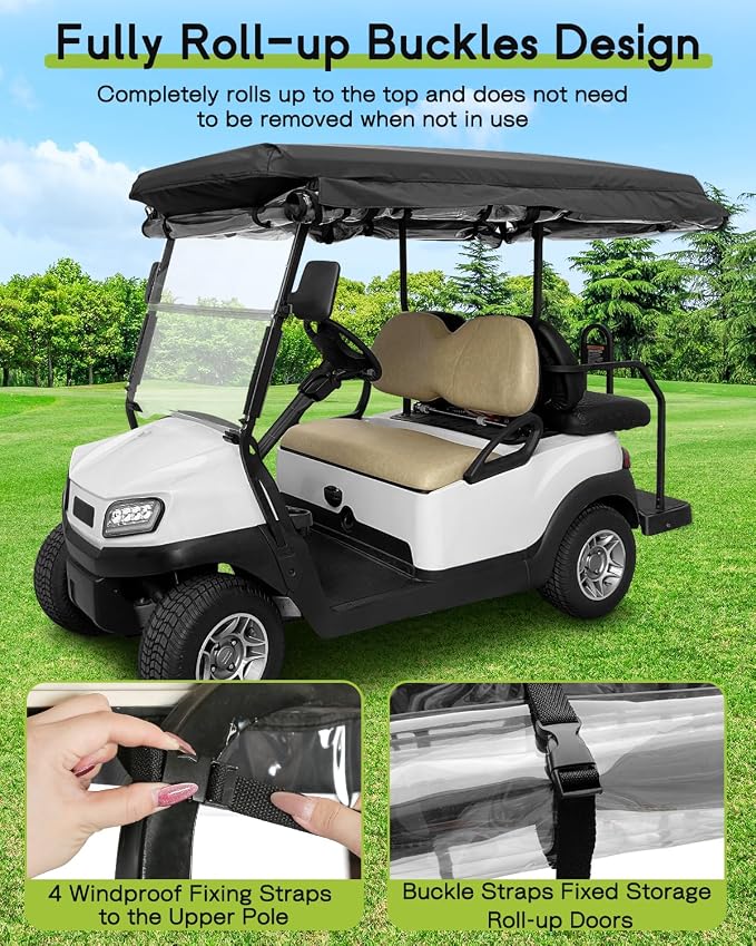 Golf Cart Enclosure 4 Passenger - Image 3