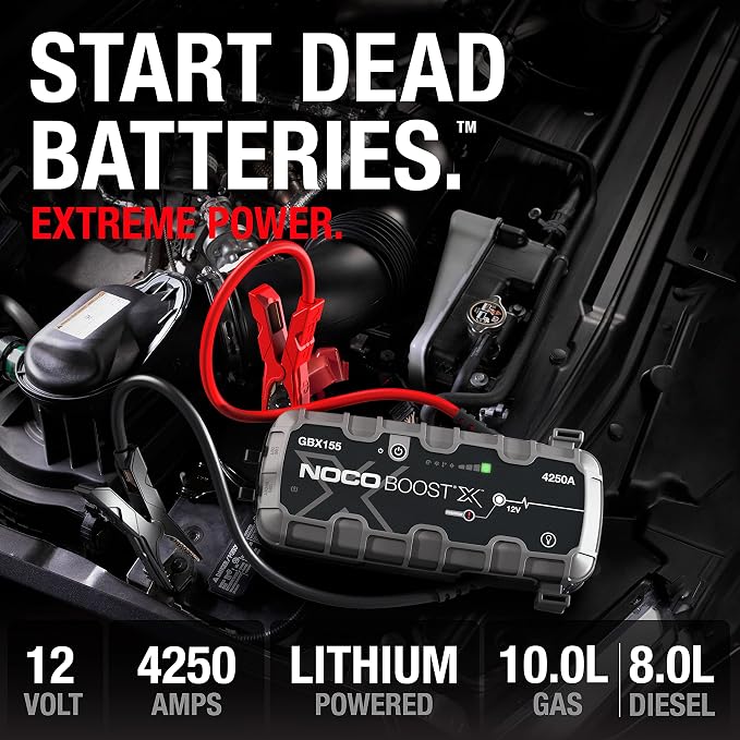 NOCO Boost X GBX155: 4250A UltraSafe Jump Starter – 12V Lithium Battery Booster - Image 2