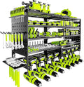 5 Layers Power Tool Organizer Wall Mount, Metal Cordless Tool Storage Rack by DAYSUP