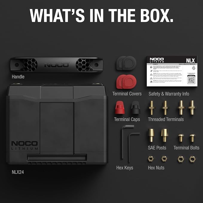 NOCO Lithium NLX24: 12V Dual-Purpose LiFePO4 Lithium-Ion Battery - Image 6