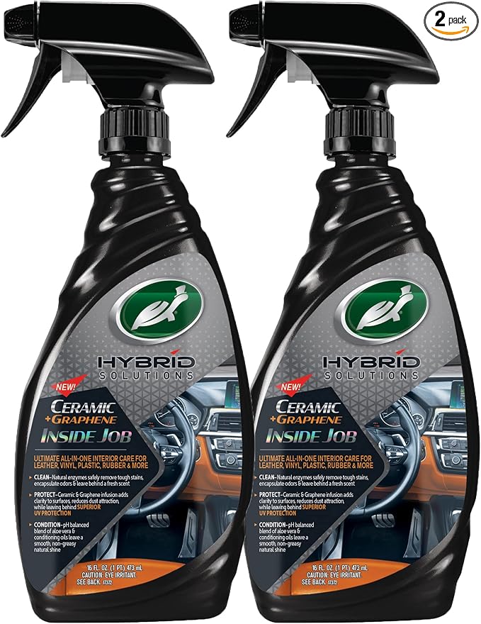 Turtle Wax 54219 Hybrid Solutions Ceramic Graphene Inside Job, Interior Car by TurtleWax