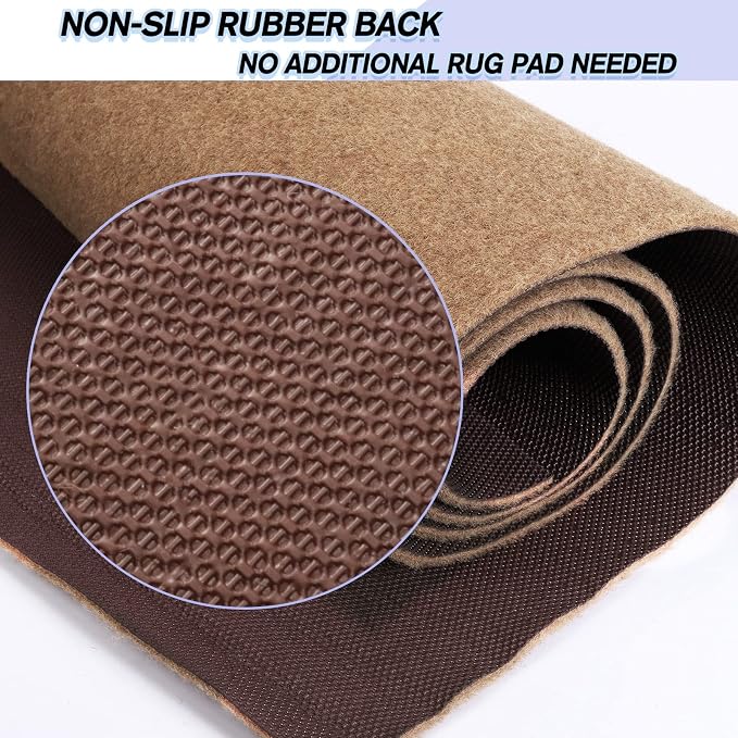 Custom Size Backed Non-Slip Area Rugs Runner, Easy Clean, Waterproof Runner Rugs - Image 4
