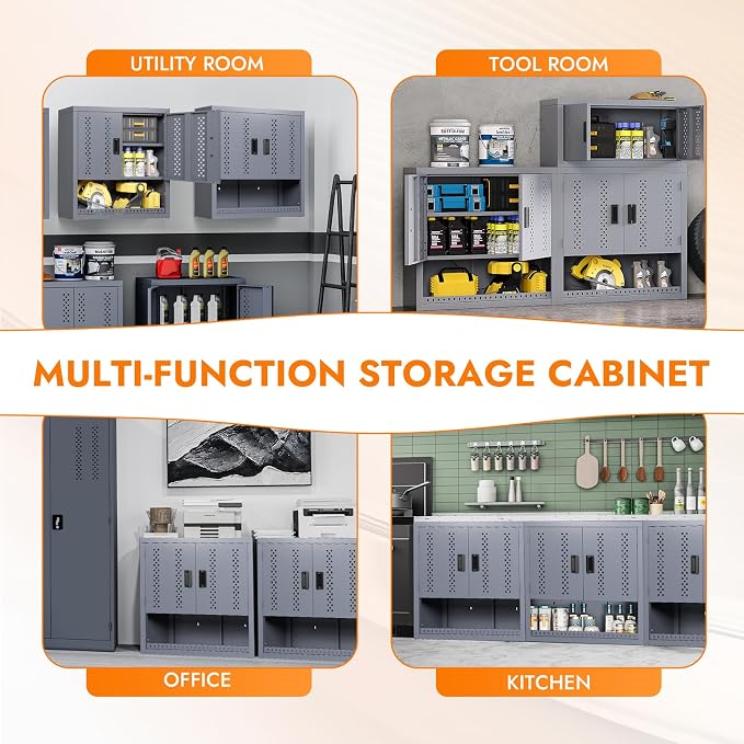 Metal Wall Storage Cabinet - Image 7