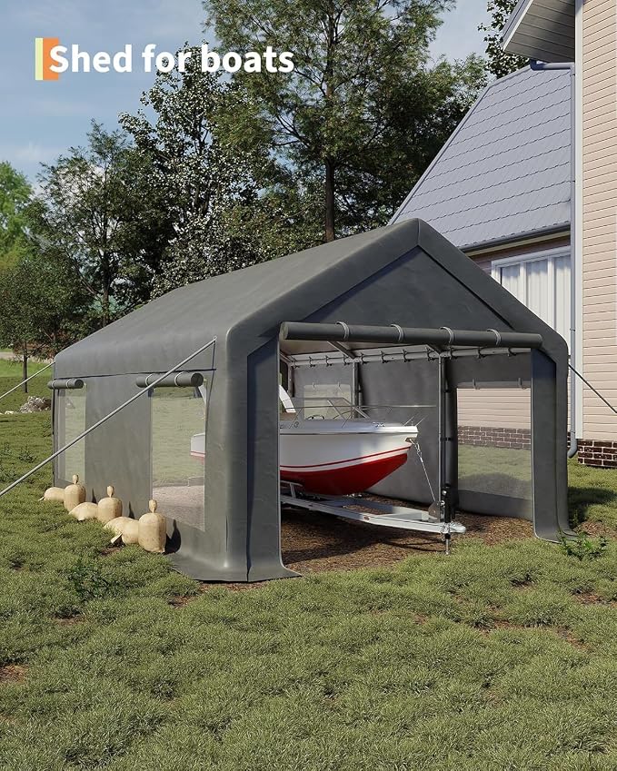 12 x 20FT Heavy Duty Carport - Image 5
