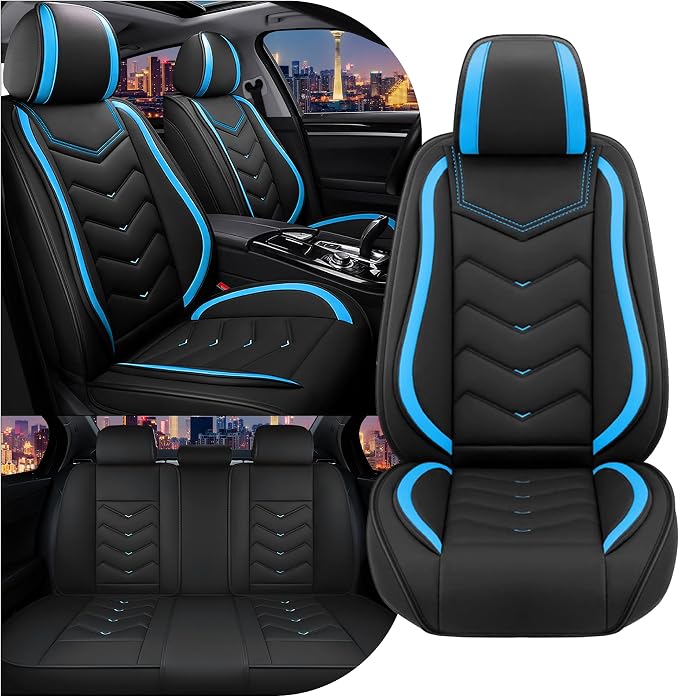 Car Seat Covers for Chrysler Pacifica 2004-2025, Stylish Sport Seat Cover by Unknown