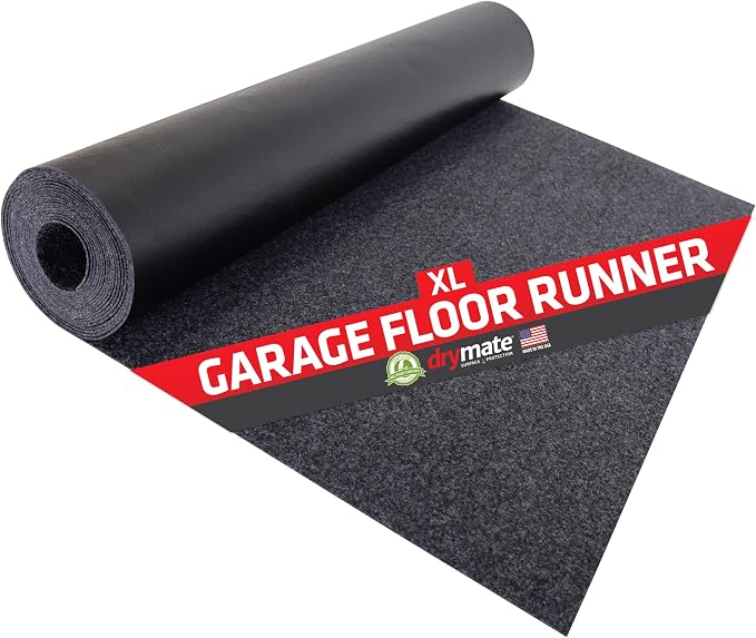 Drymate Garage Floor Runner Mat, Protects Surfaces, Waterproof, Slip-Resistant by Drymate