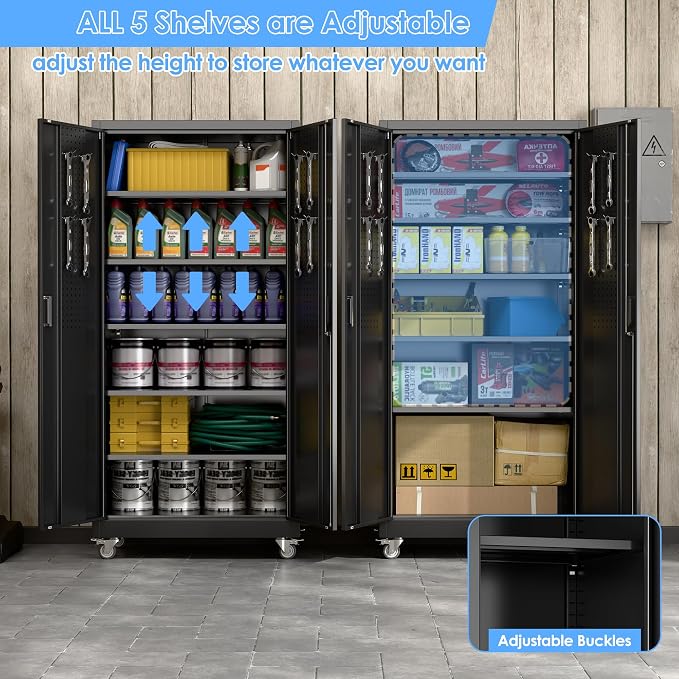Metal Garage Storage Cabinet - Image 5