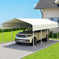 12x20 Carport, Heavy Duty Metal Car Port, All-Weather Protection, Easy Assembly by Unknown