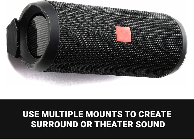 Spartan Mounts Compatible with JBL Flip 4 Bluetooth Speakers | Low Profile Wall - Image 6