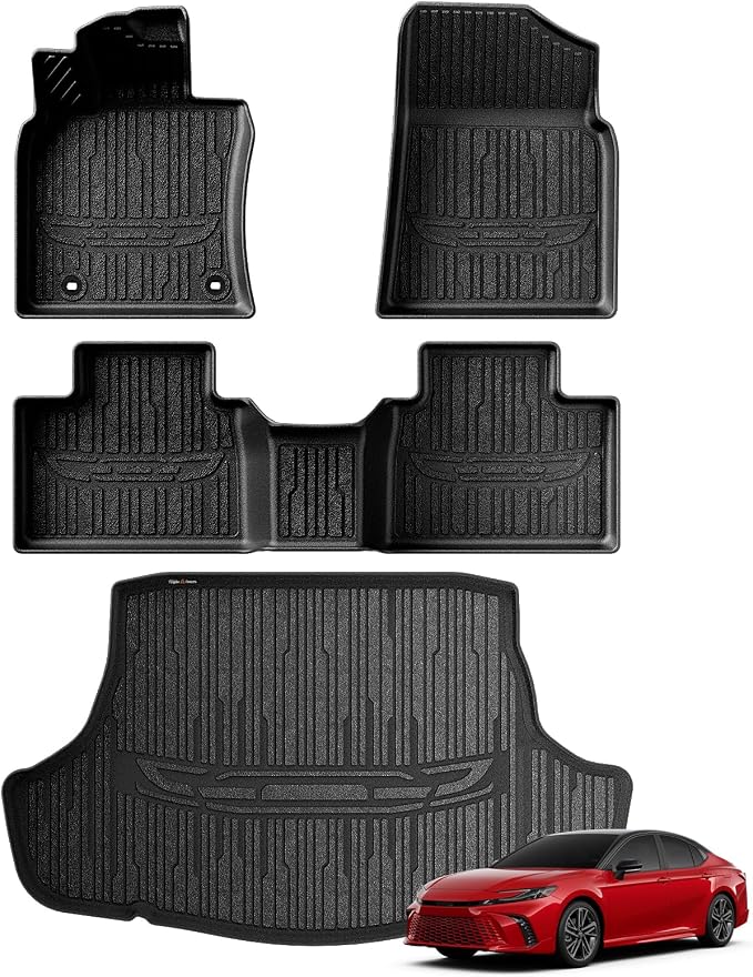 TripleAliners Floor Mats & Trunk Mat All Weather Liners Compatible by TripleAliners