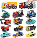 ZHFUYS 12PCS Metal Mini Cars Toy by ZHFUYS