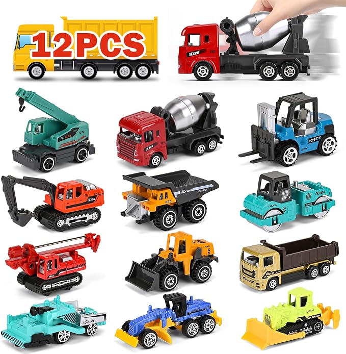 ZHFUYS 12PCS Metal Mini Cars Toy by ZHFUYS
