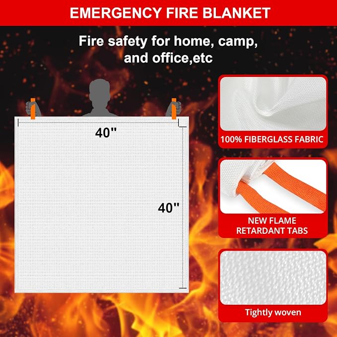 SecuCaptain Emergency Fire Blanket - Image 4