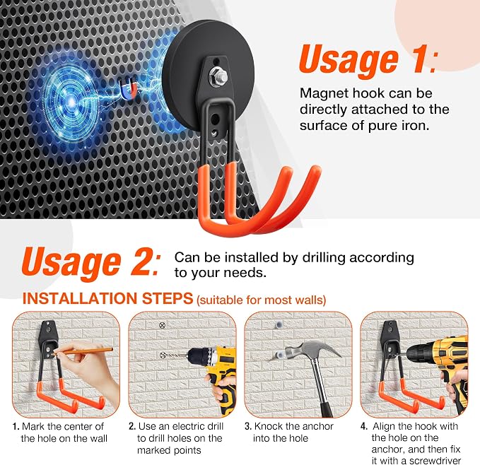 Large Strong Magnetic Hooks For Hanging Heavy Duty, Industrial Magnet Hook - Image 7