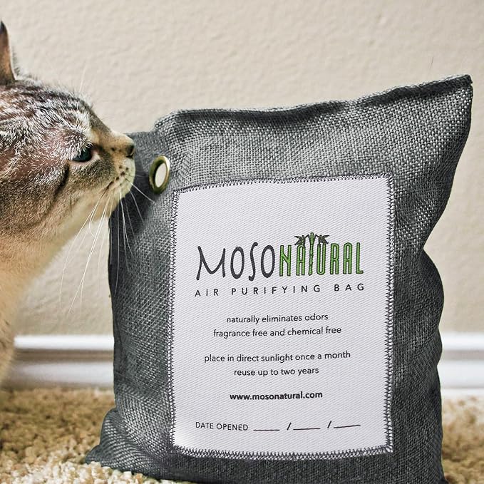 Moso Natural Air Purifying Bag 500g Premium Bamboo Charcoal Odor Absorber - Image 6