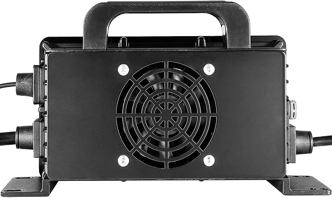 1400W Lead Acid Battery Charger 48 Volt 15 AMP 3-Pin Original Gray One-Piece - Image 2