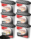Vacplus Moisture Absorbers 6 Pack, 16.0 Oz Portable Humidity Absorber Boxes by Vacplus